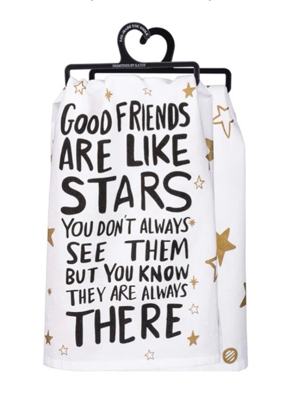 NWT- Primitives by Kathy ‘Good Friends…’ Floursaci Dishtowel
